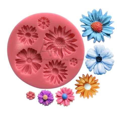  Silicone Flowers Mold