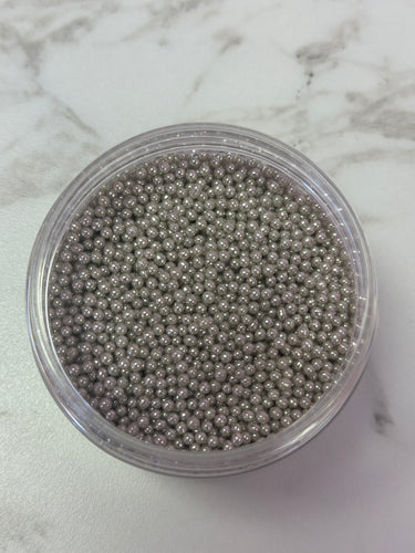 Silver Mini Round Dragees