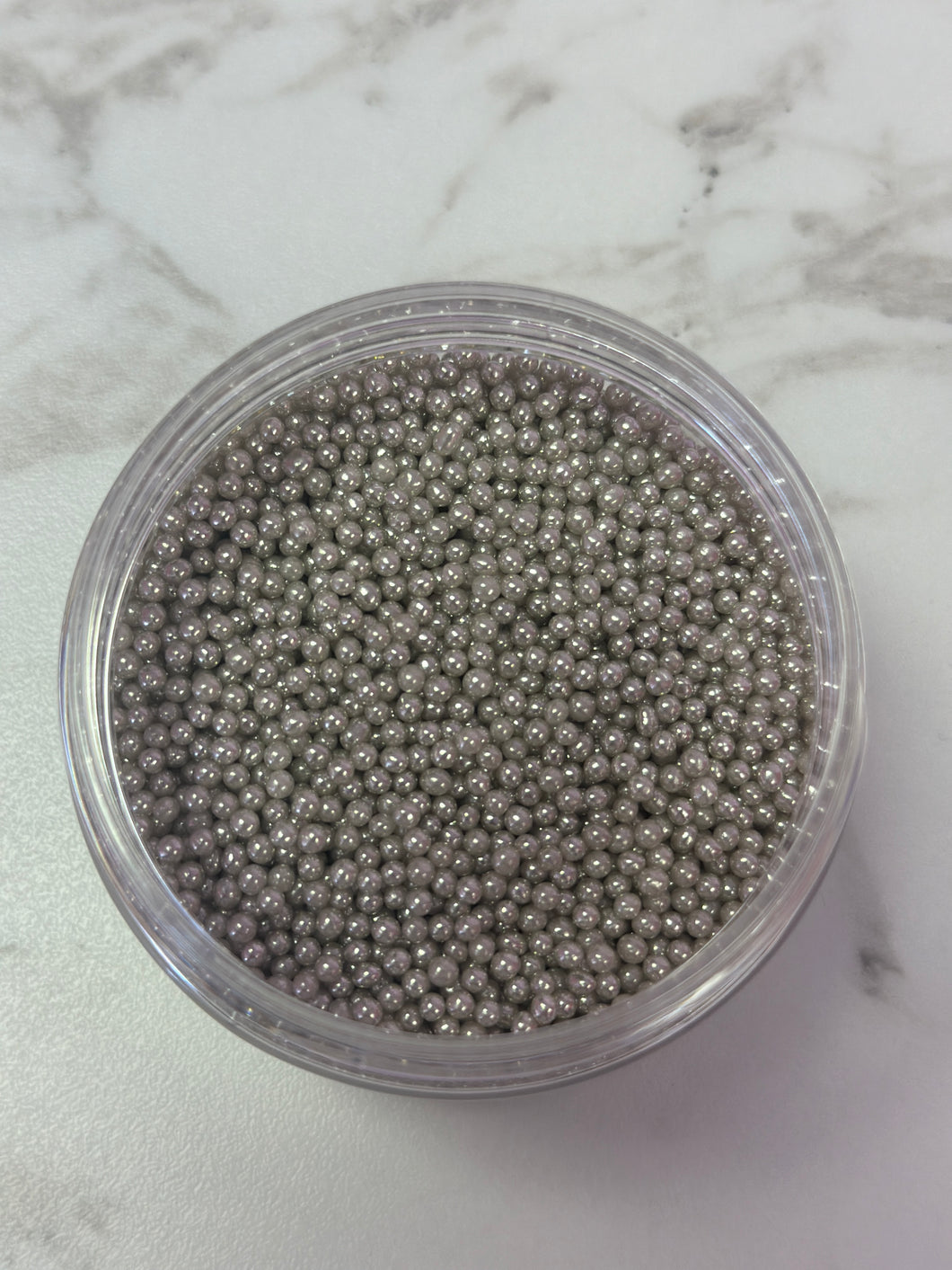 Silver Mini Round Dragees