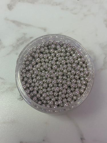 Round Silver Dragees