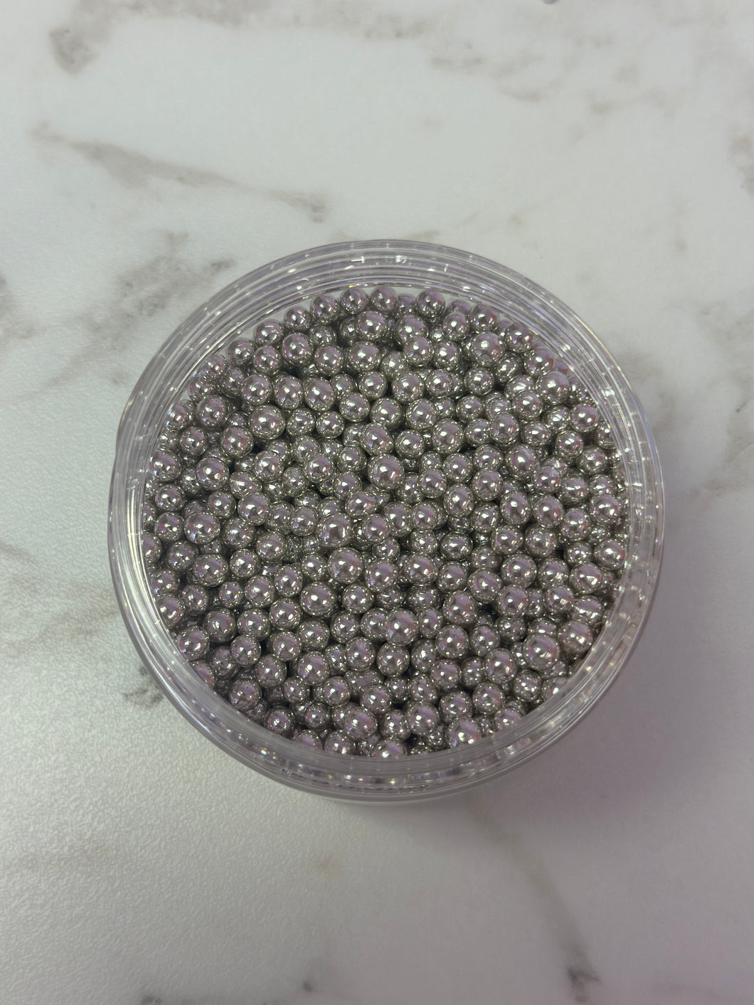 Round Silver Dragees