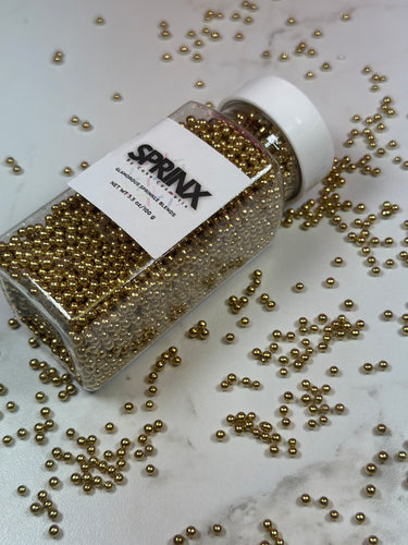 ROUND SHAPED METALLIC GOLD SPRINKLES