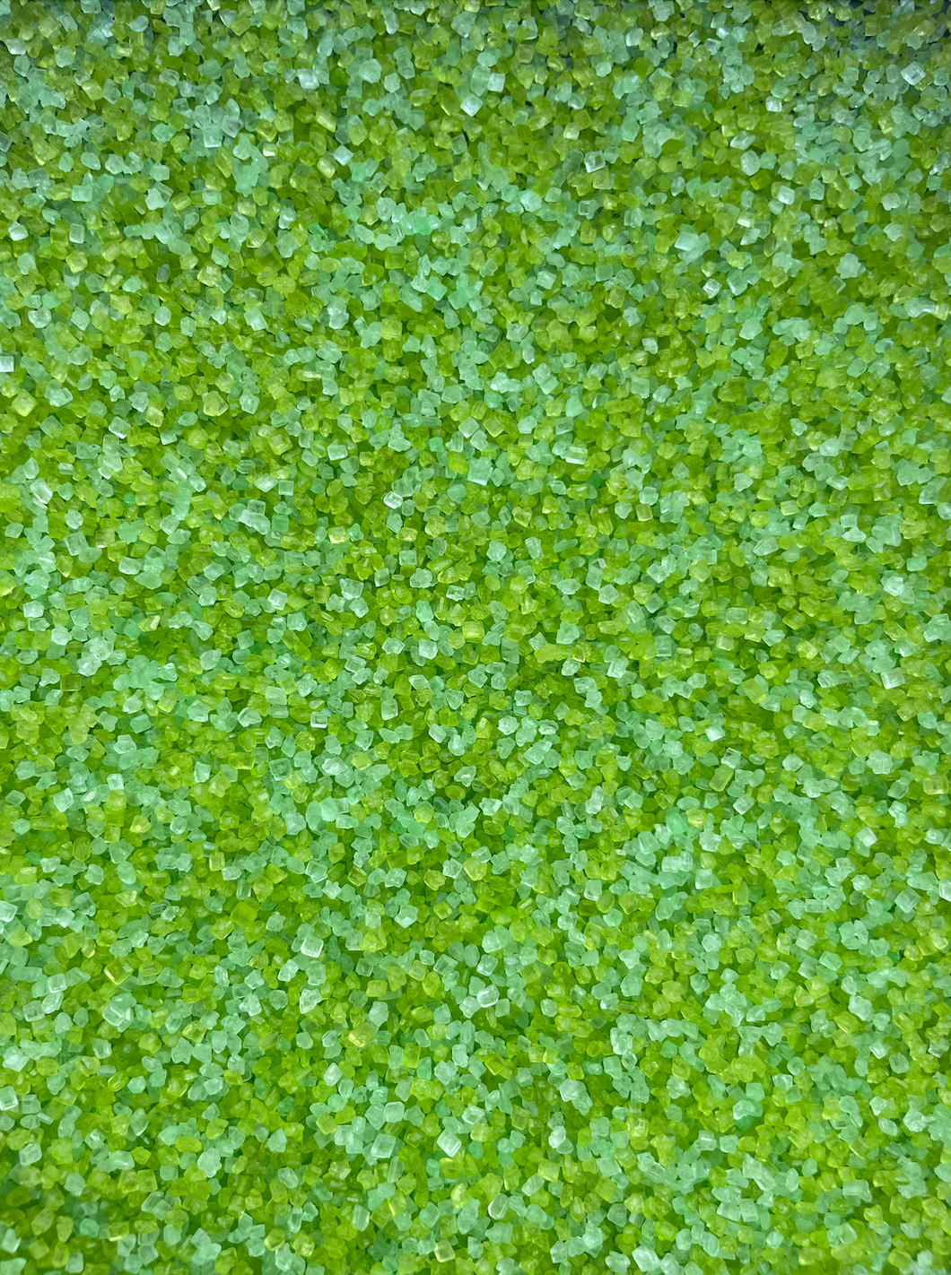 Green Sugar Crystals
