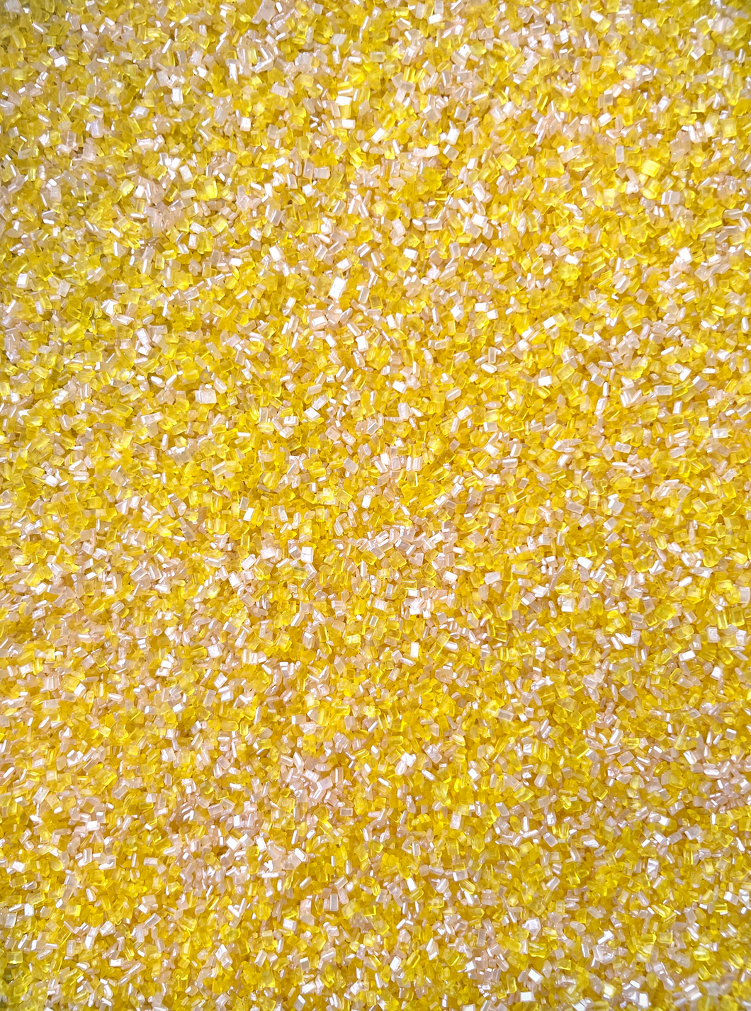 Golden Yellow Sugar Crystals