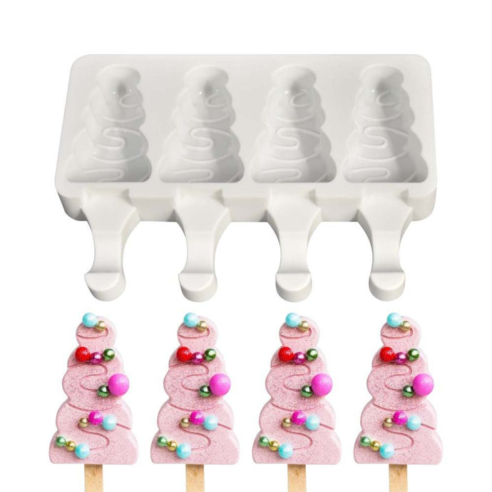 Silicone Mini Triangle Cakesicle Mold