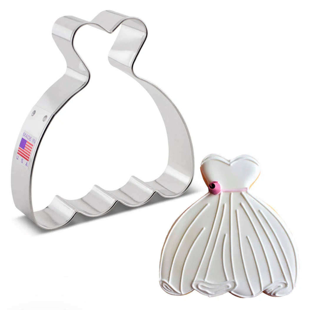 Wedding Dress Cookie Cutter